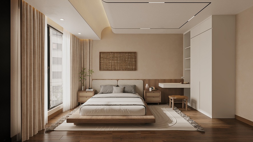 Thiết kế phong ngủ 20m2